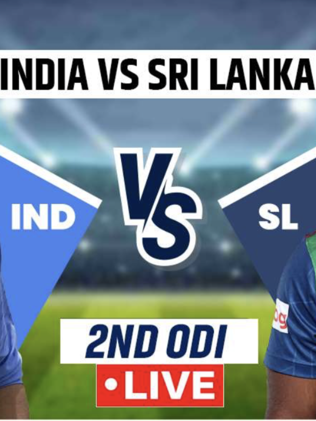 2nd ODI between India and Sri Lanka live score: Vandersay puts India six down, putting the visitors in serious difficulties